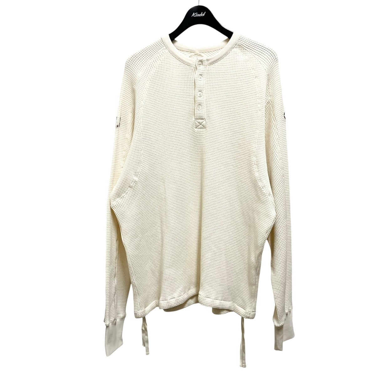 FAKE AS FLOWERS THERMAL HENLEY SHIRTSサーマルカットソー002341203 古着・中古-1枚目のアイテム画像