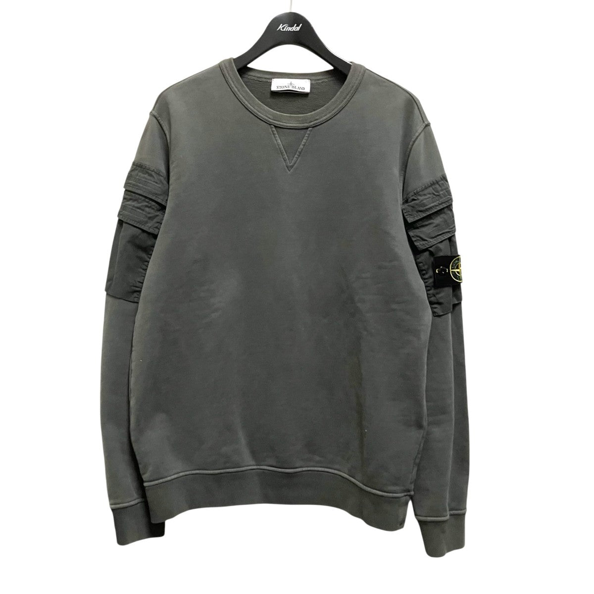 STONE ISLAND ガーメントダイ加工スウェット791560577 古着・中古-1枚目のアイテム画像