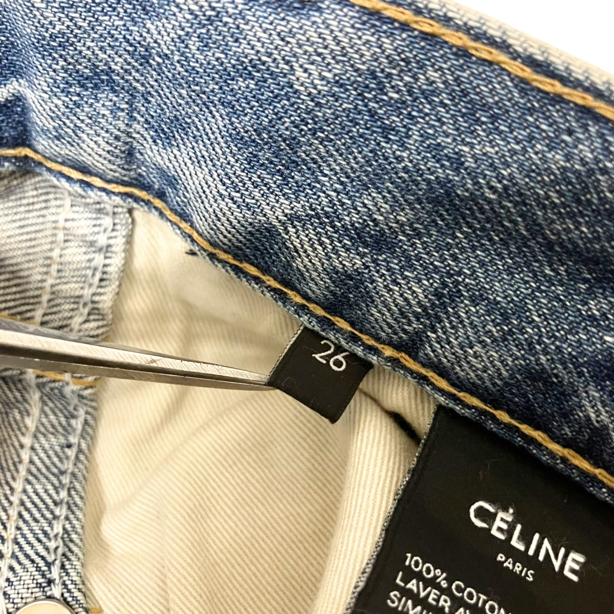 CELINE デニムパンツN103 635E 07VS 古着・中古-6枚目のアイテム画像