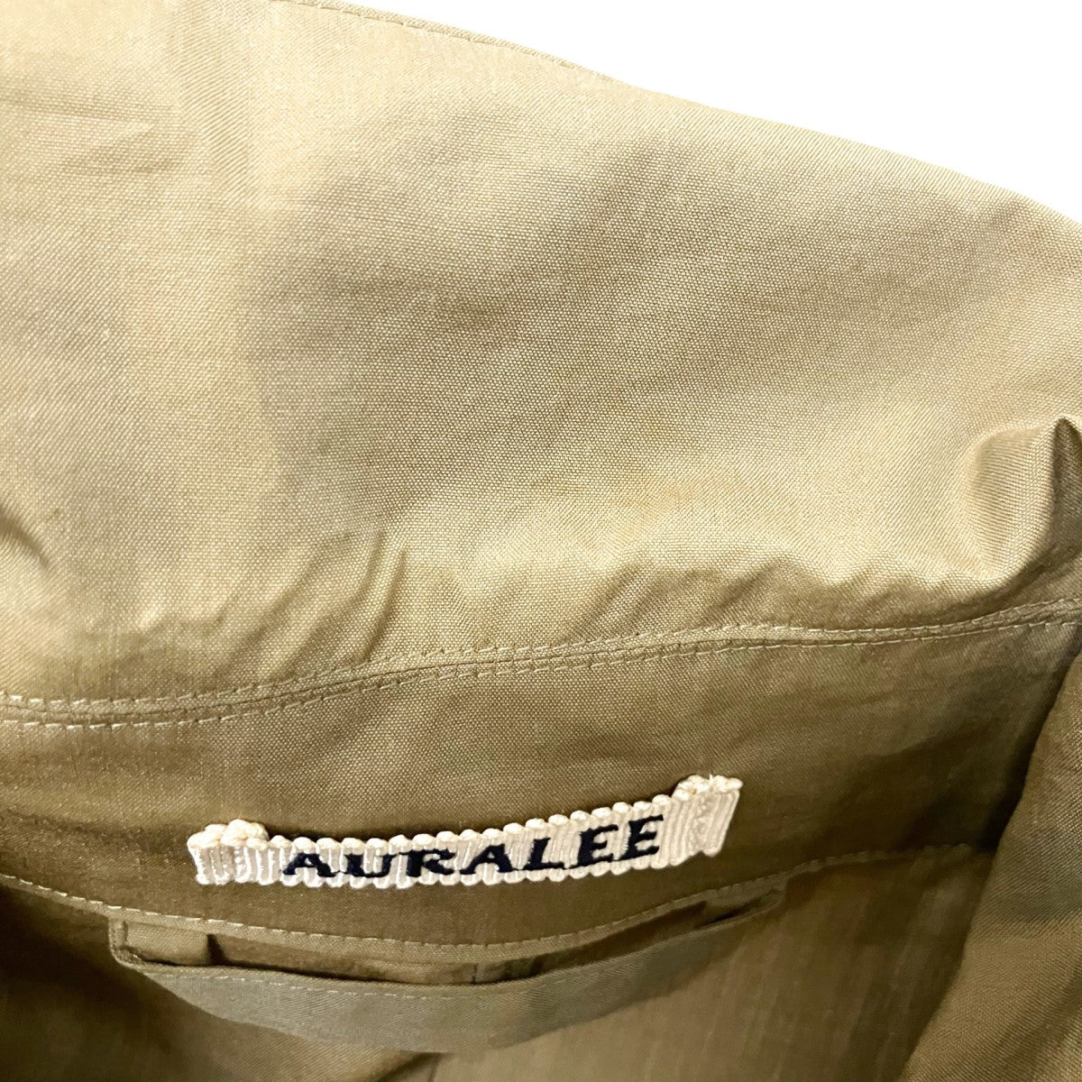 AURALEE シルク混コートA7SC05SC 古着・中古-4枚目のアイテム画像