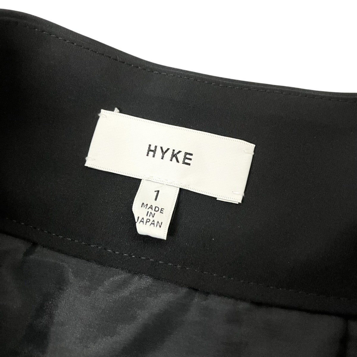 HYKE(ハイク) プリーツスカート202 14043 202 14043 ブラック サイズ 1