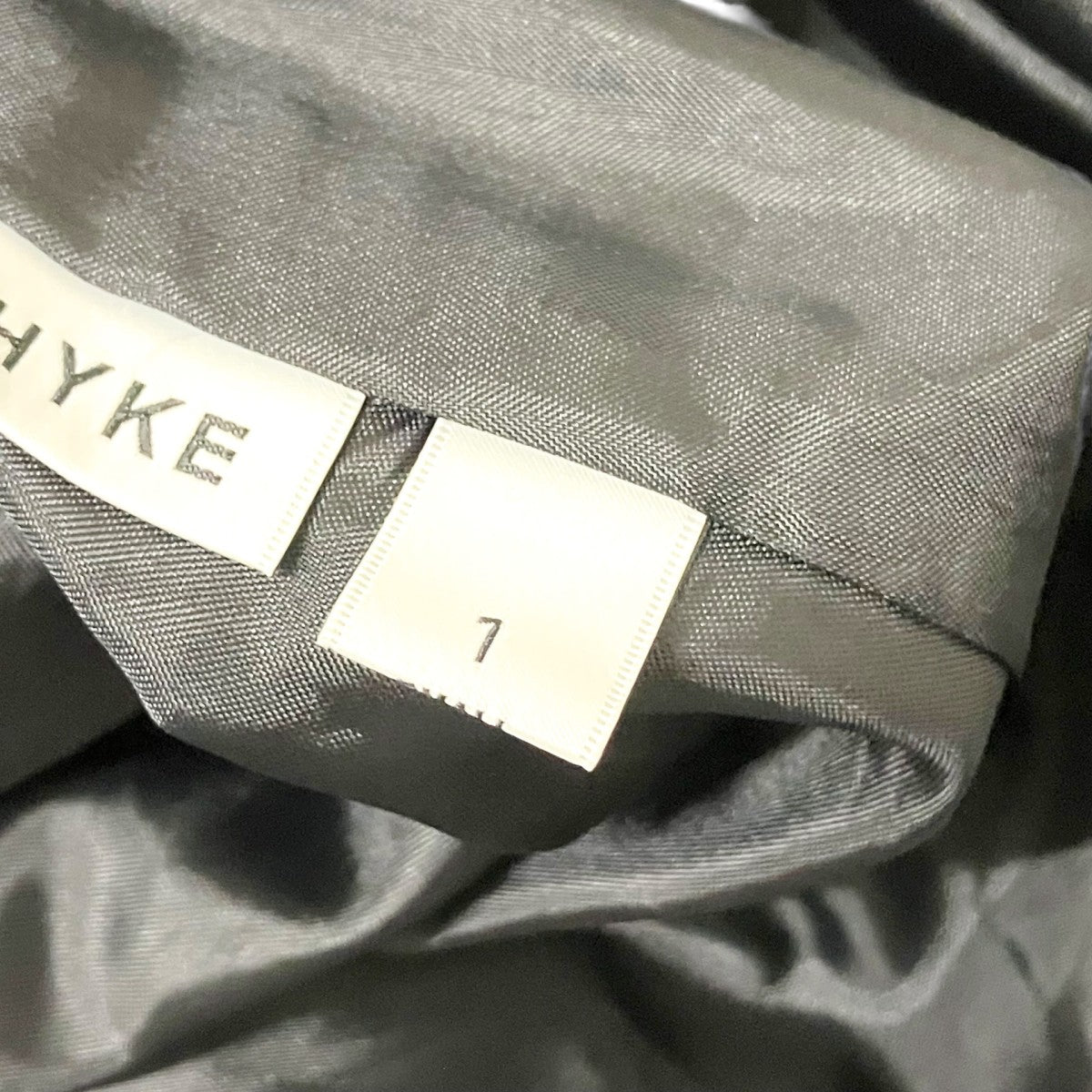 HYKE(ハイク) プリーツスカート222 14129 222 14129 ブラック サイズ 1