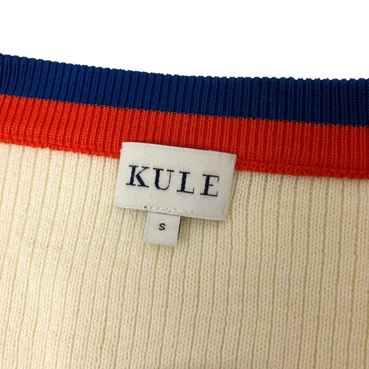 KULE Vネックカーディガン 古着・中古-4枚目のアイテム画像