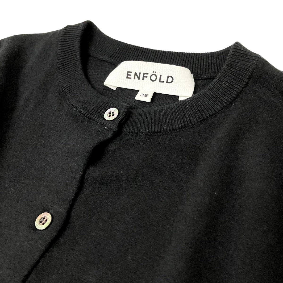 ENFOLD シルク混カーディガン300DA670 0300 古着・中古-3枚目のアイテム画像