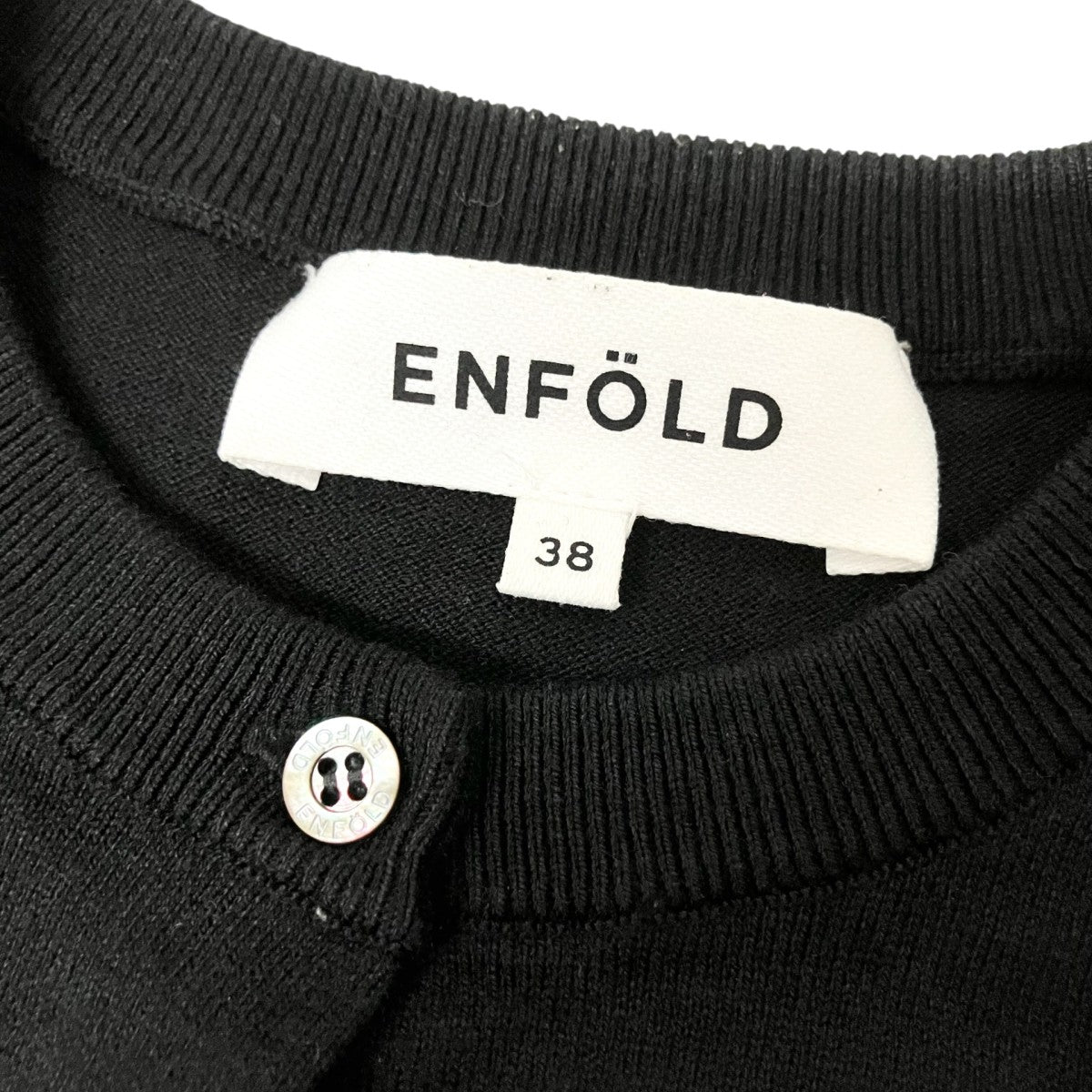 ENFOLD シルク混カーディガン300DA670 0300 古着・中古-4枚目のアイテム画像