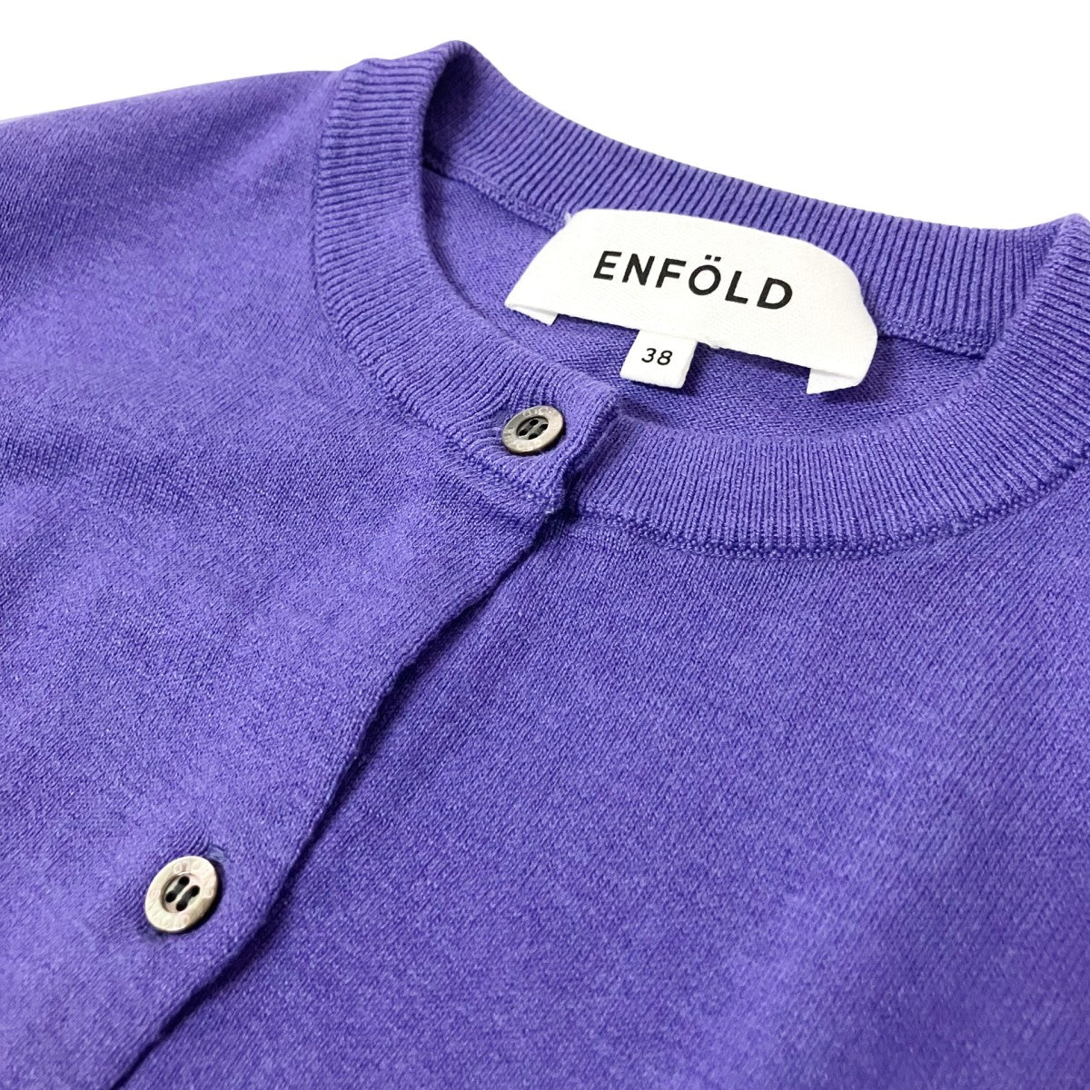 ENFOLD シルク混カーディガン300DA670 0300 古着・中古-3枚目のアイテム画像