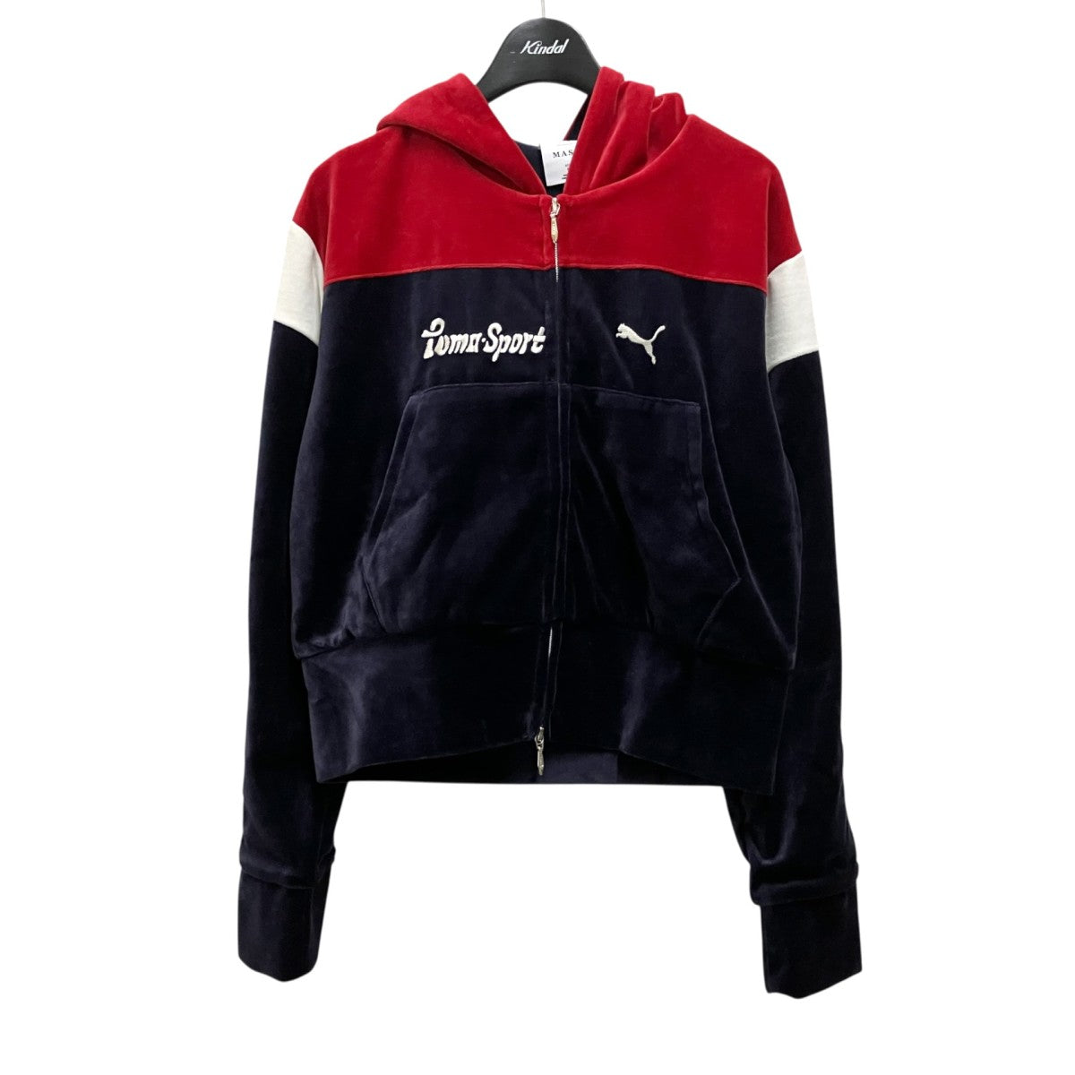 PUMA×MASU SHORT TRACK HOODIEジップパーカー636086 T7 古着・中古-1枚目のアイテム画像