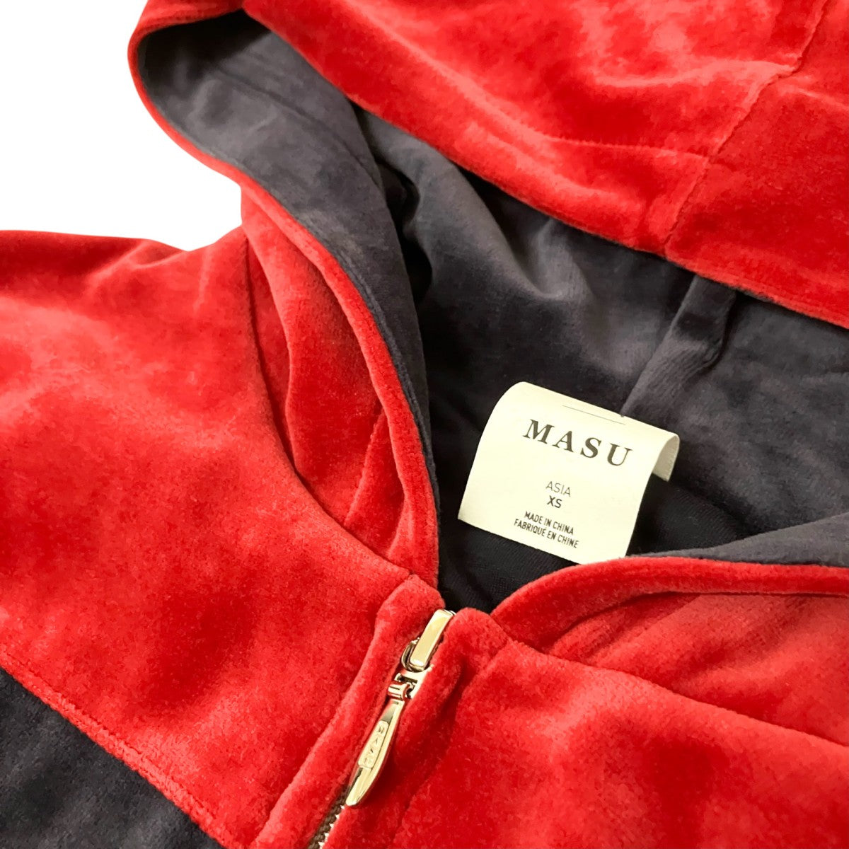 PUMA×MASU SHORT TRACK HOODIEジップパーカー636086 T7 古着・中古-3枚目のアイテム画像