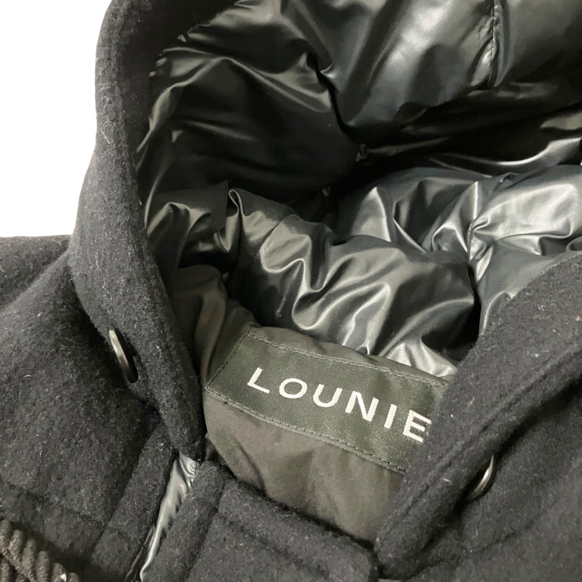 LOUNIE ダッフルダウンコート 古着・中古-3枚目のアイテム画像