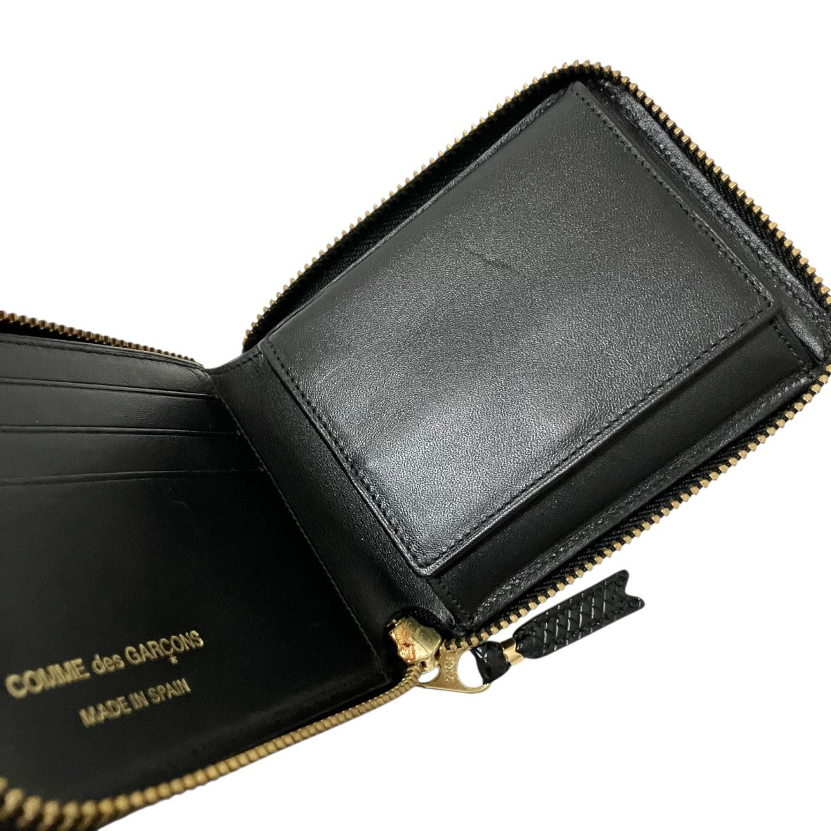 COMME des GARCONS ラウンドジップ2つ折り財布SA7100LG 古着・中古-5枚目のアイテム画像