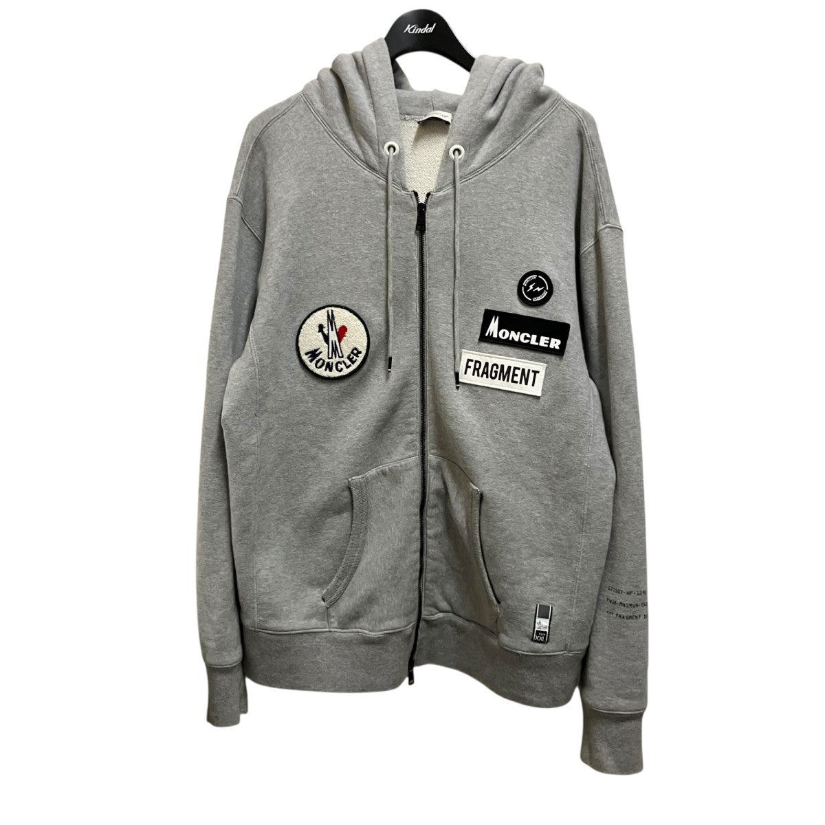 MONCLER ×Fragment MAGLIA ZIP HOODIEジップパーカーD209U8400450 古着・中古-1枚目のアイテム画像