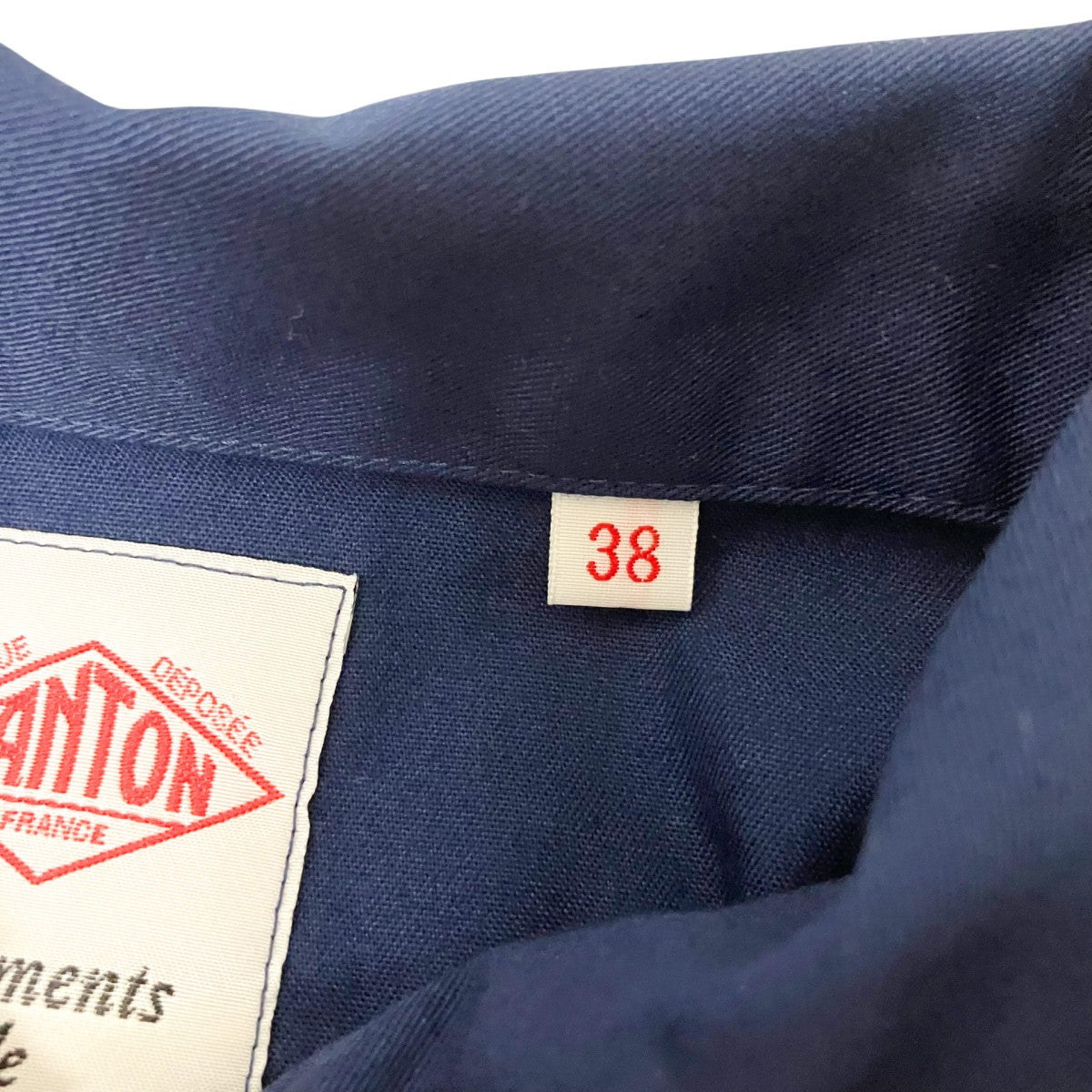 DANTON 長袖シャツDT B0396 古着・中古-4枚目のアイテム画像