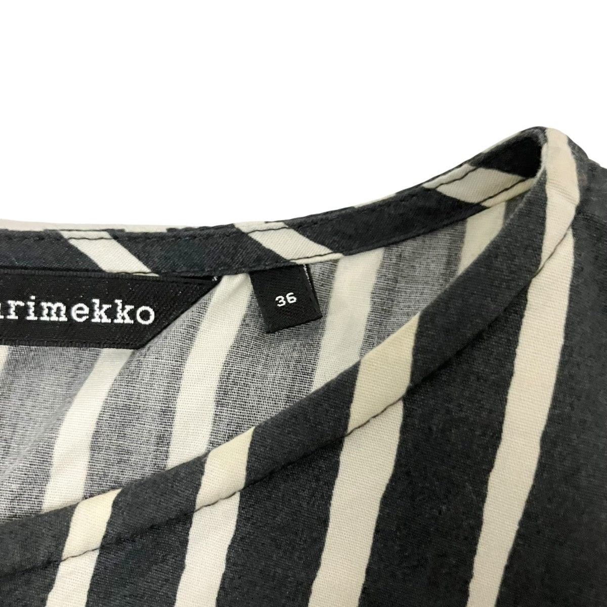 marimekko ストライプワンピース1110321 古着・中古-5枚目のアイテム画像