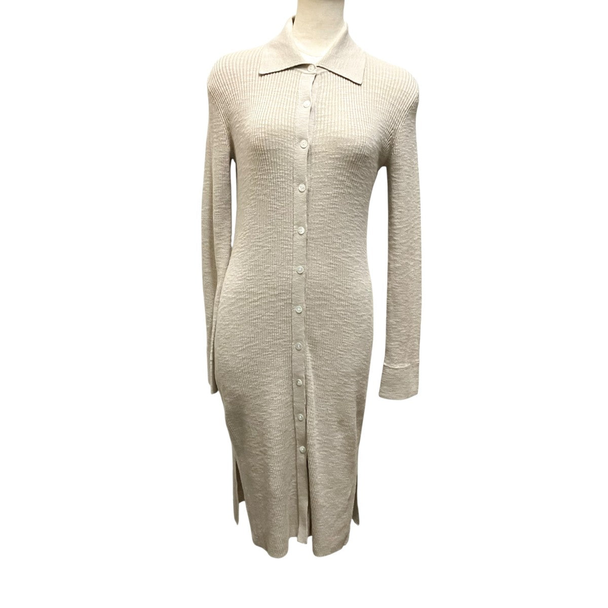 theory Rib Shirt Dressリブニットワンピース01 2405705 古着・中古-1枚目のアイテム画像