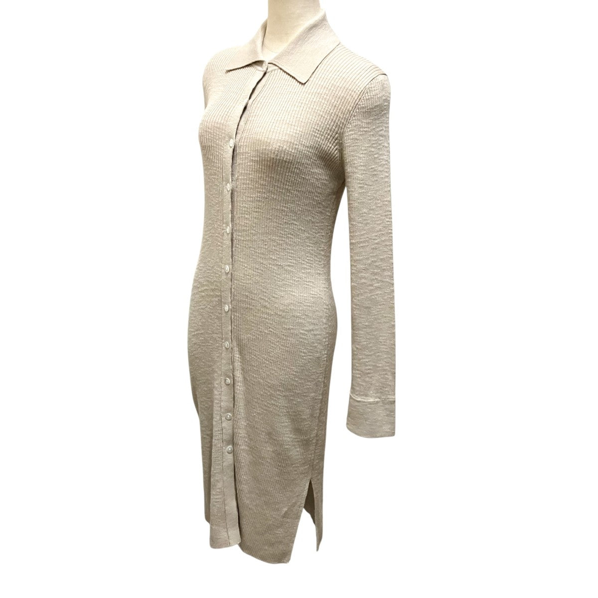 theory Rib Shirt Dressリブニットワンピース01 2405705 古着・中古-3枚目のアイテム画像