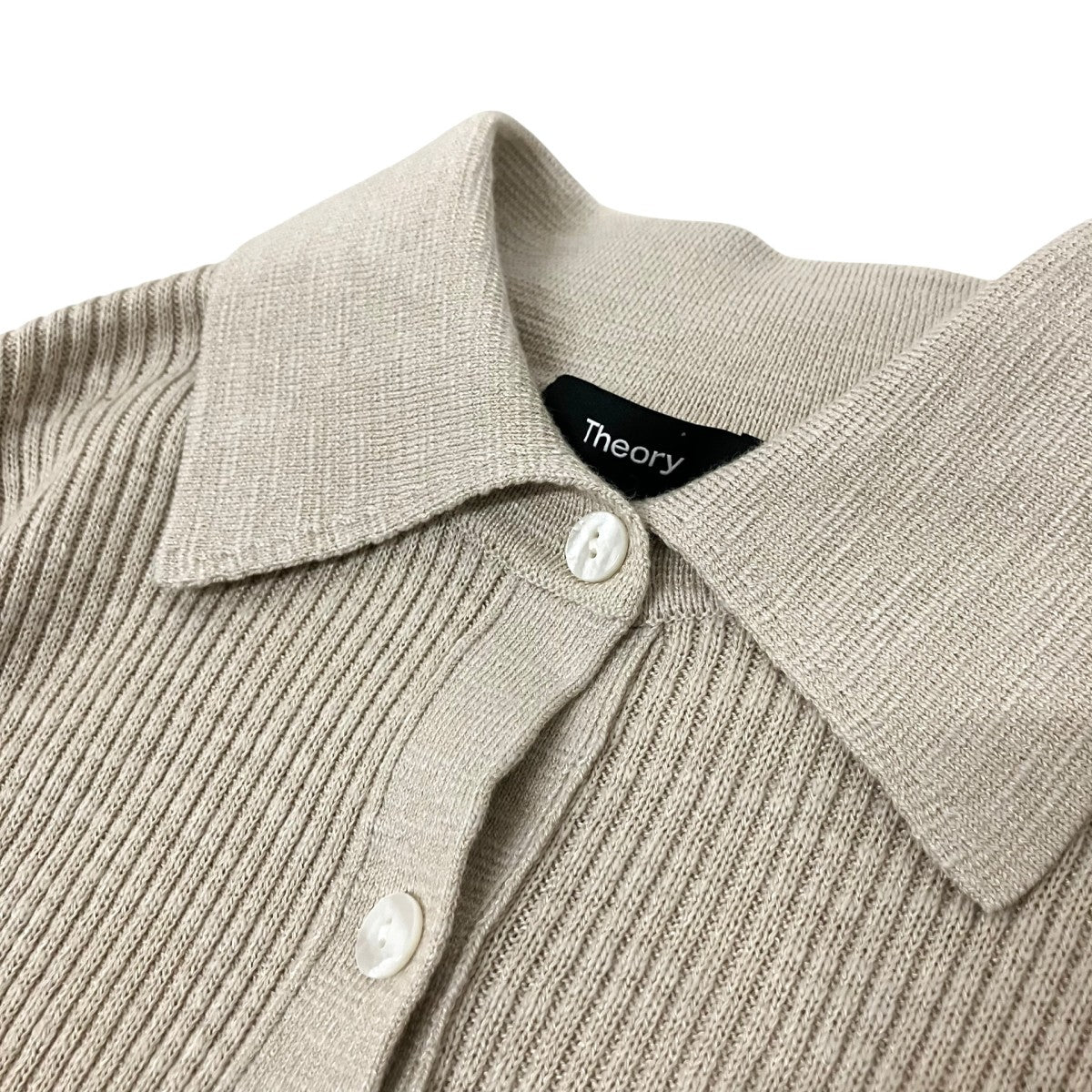 theory Rib Shirt Dressリブニットワンピース01 2405705 古着・中古-4枚目のアイテム画像