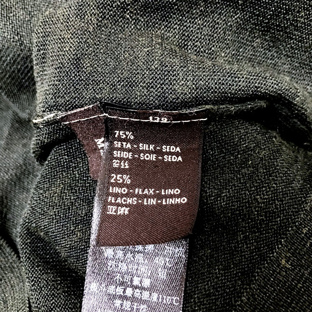 ZEGNA シルク混カットソーD TK 6297 古着・中古-4枚目のアイテム画像