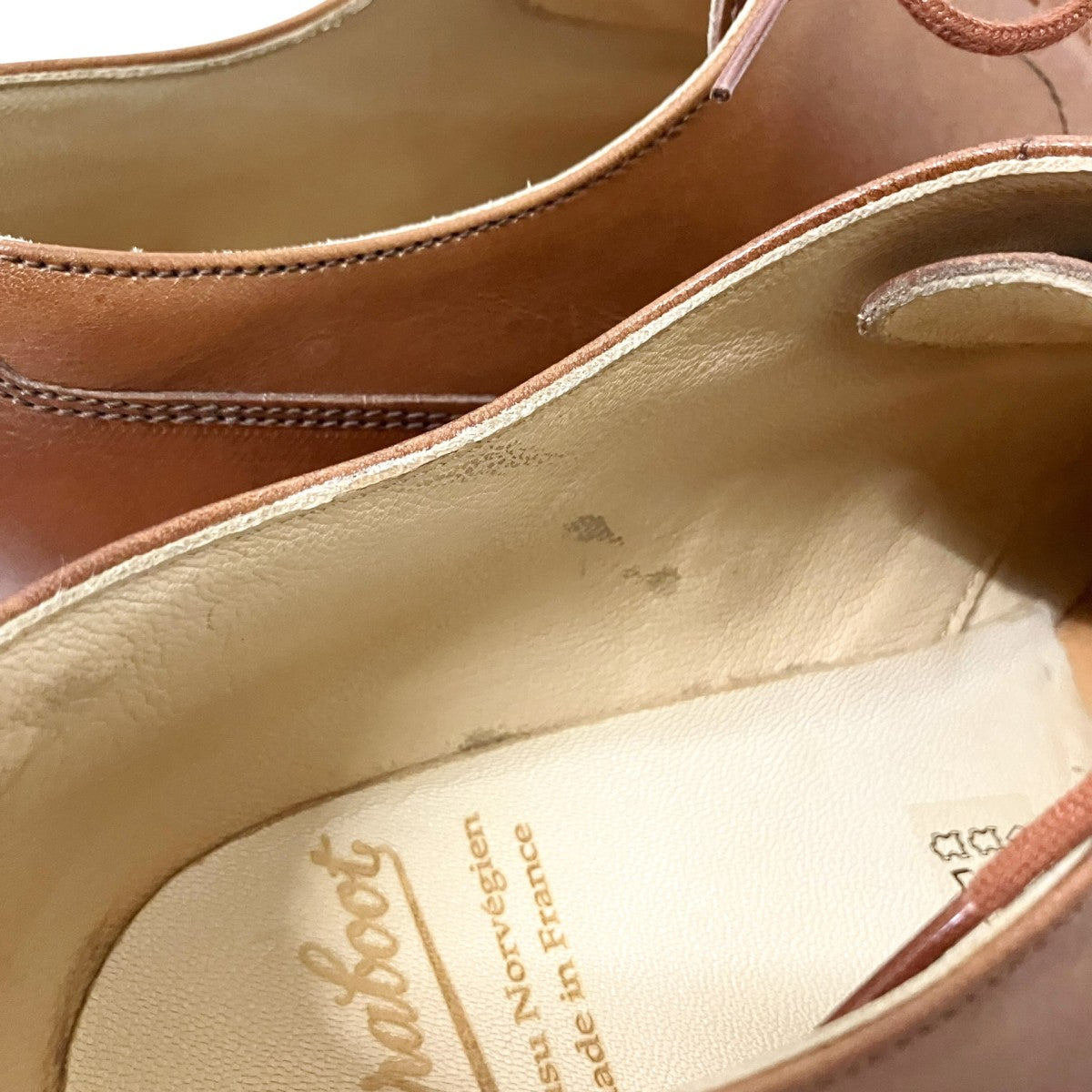 PARABOOT CHAMBORDレザーシューズ710708 古着・中古-6枚目のアイテム画像