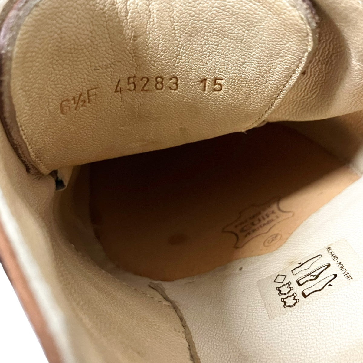 PARABOOT CHAMBORDレザーシューズ710708 古着・中古-7枚目のアイテム画像