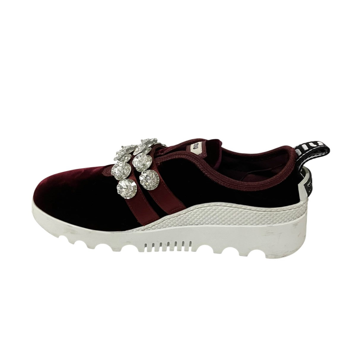 MIU MIU ビジュー装飾スニーカー607 古着・中古-4枚目のアイテム画像