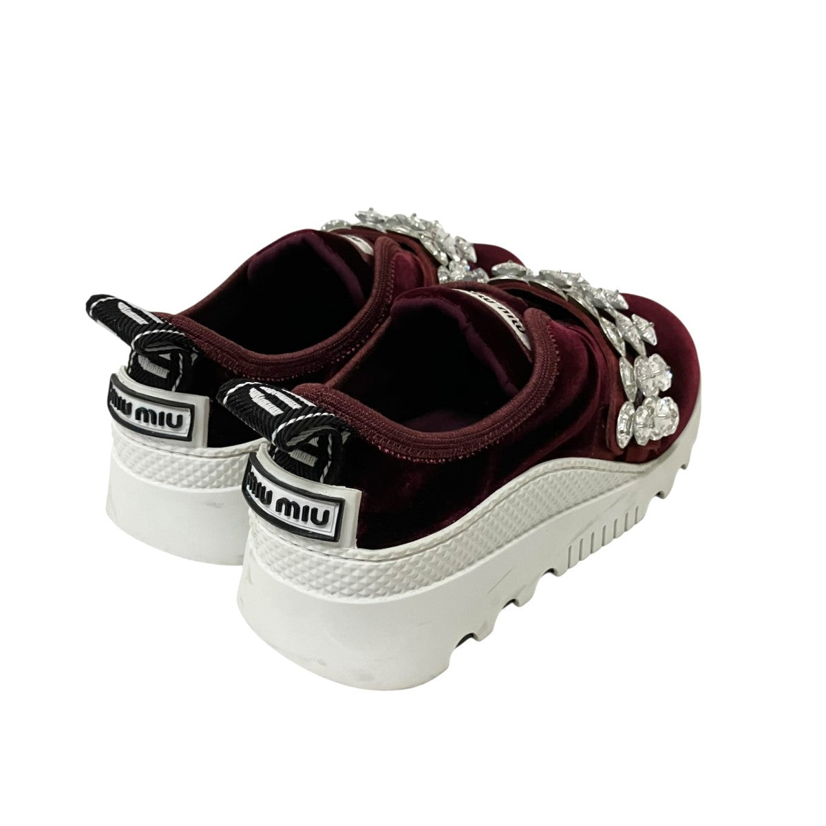 MIU MIU ビジュー装飾スニーカー607 古着・中古-5枚目のアイテム画像