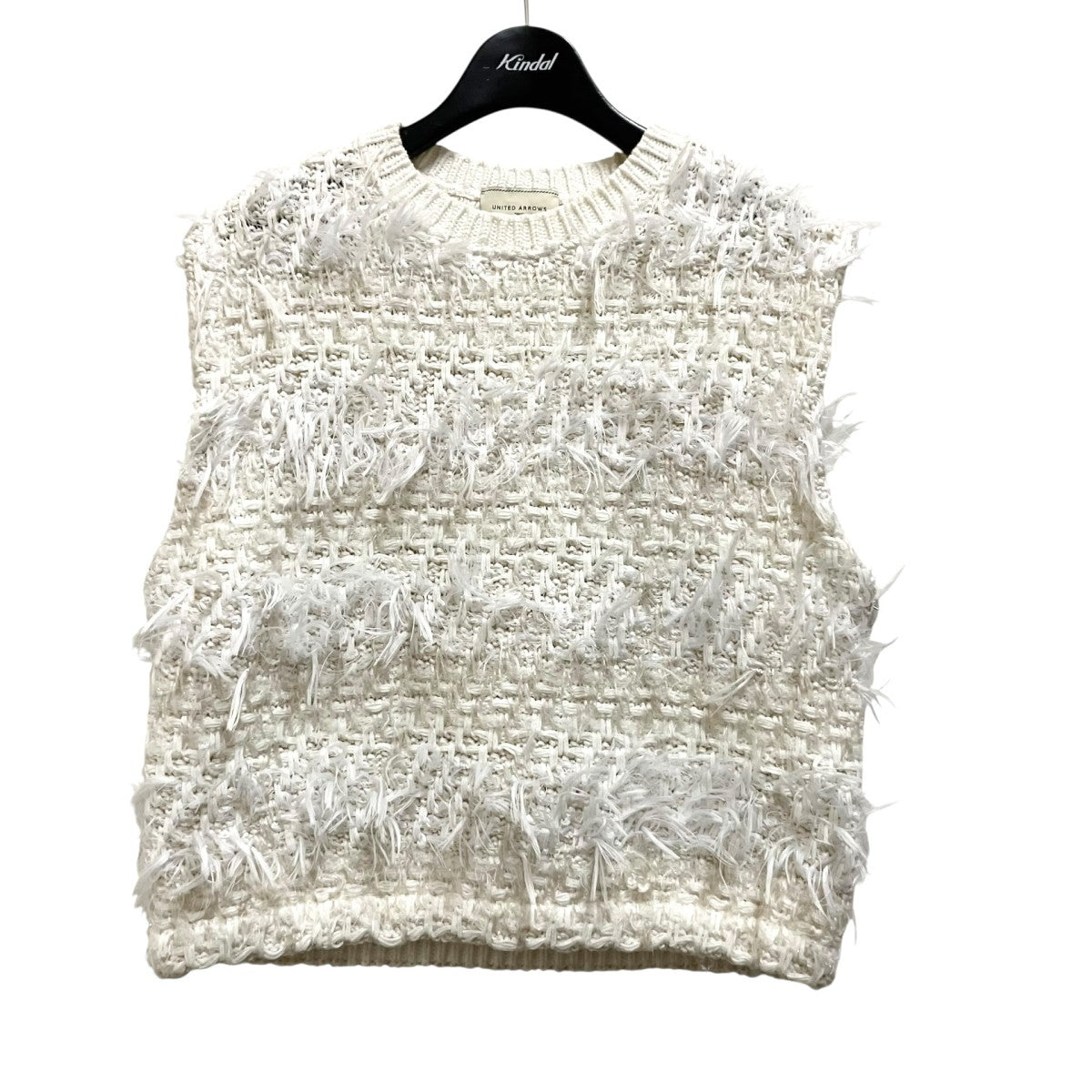 UNITED ARROWS ミックスヤーン ニットベスト1518 299 1794 古着・中古-1枚目のアイテム画像