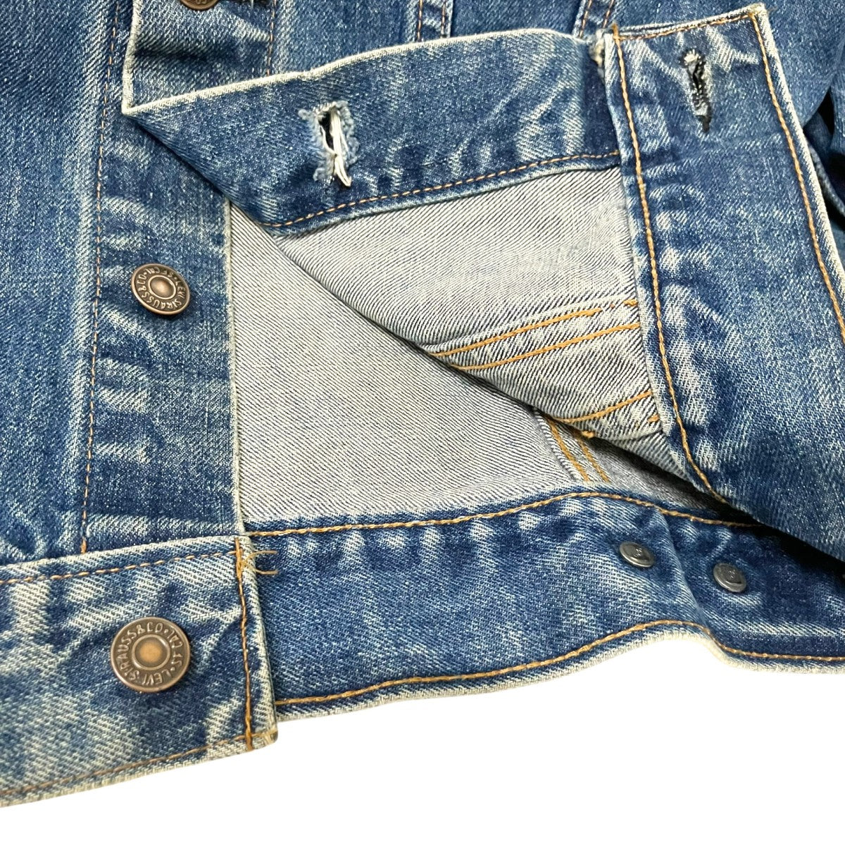 LEVI’S 4th デニムジャケット70505 古着・中古-6枚目のアイテム画像