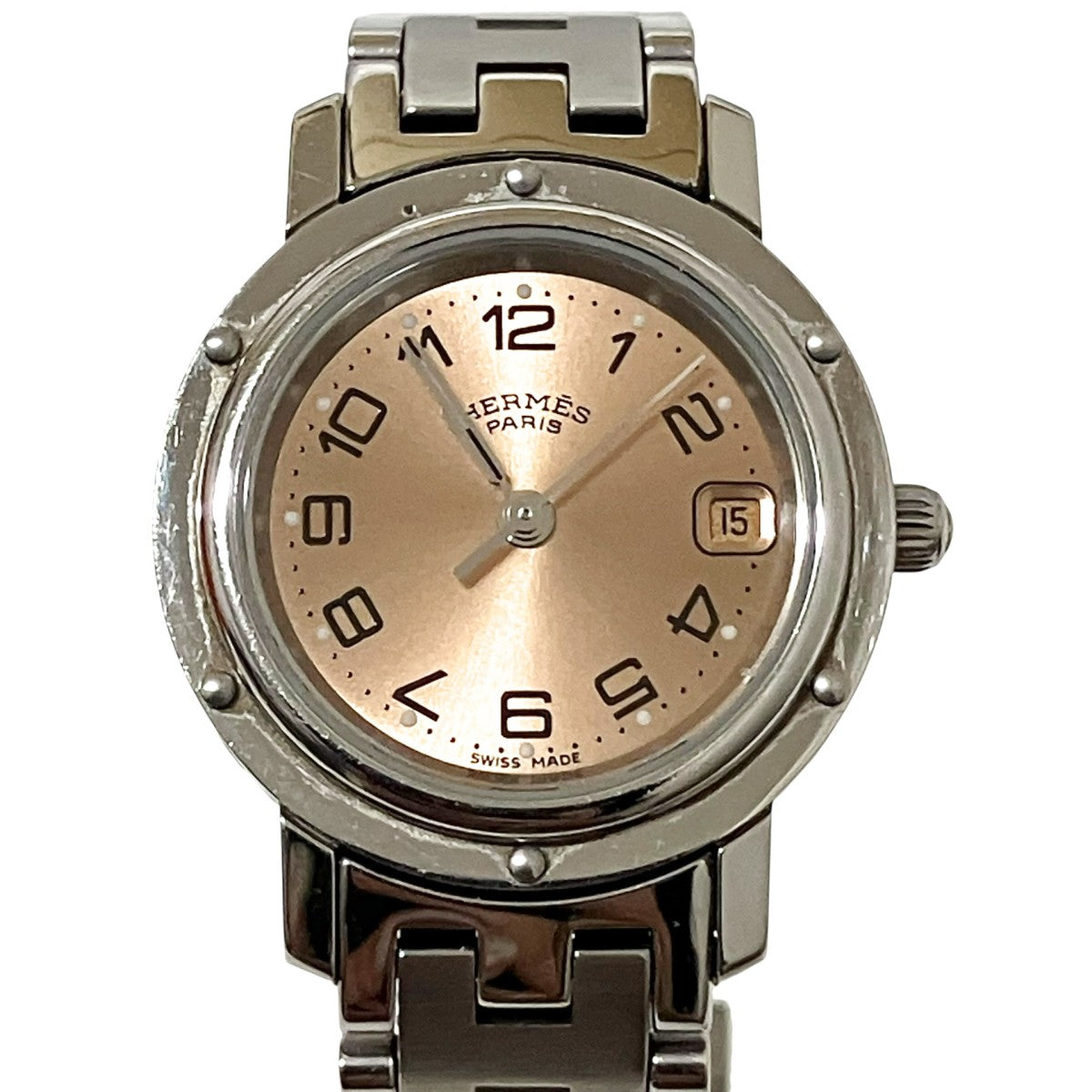 HERMES ClipperアナログウォッチCL4.210 古着・中古-1枚目のアイテム画像