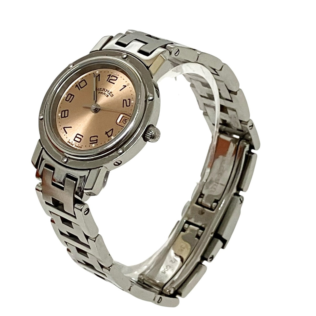 HERMES ClipperアナログウォッチCL4.210 古着・中古-2枚目のアイテム画像