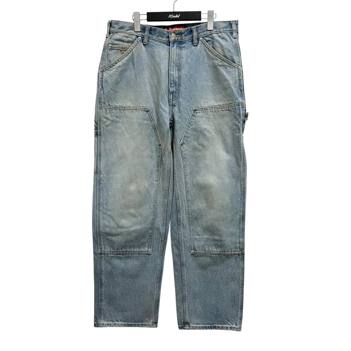 Supreme double knee painter pantダメージ加工デニムパンツ 古着・中古-1枚目のアイテム画像