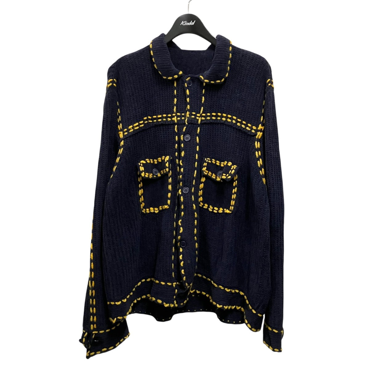 PHINGERIN PG1 KNITニットジャケットPD 212 KN 041 古着・中古-1枚目のアイテム画像