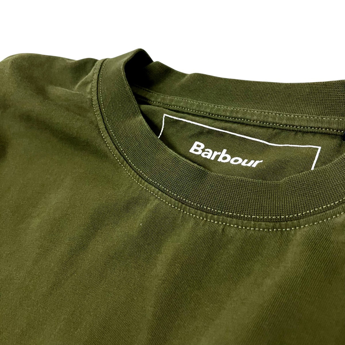 Barbour×and wander 胸ポケットカットソーMTS1090KH11 古着・中古-3枚目のアイテム画像