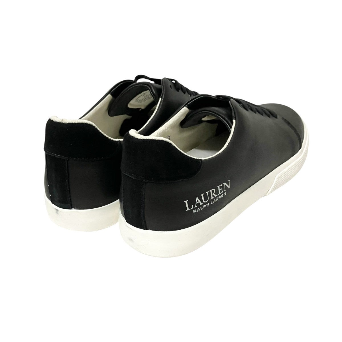 LAUREN RALPH LAUREN レザースニーカーJOANA SK VLC 古着・中古-4枚目のアイテム画像