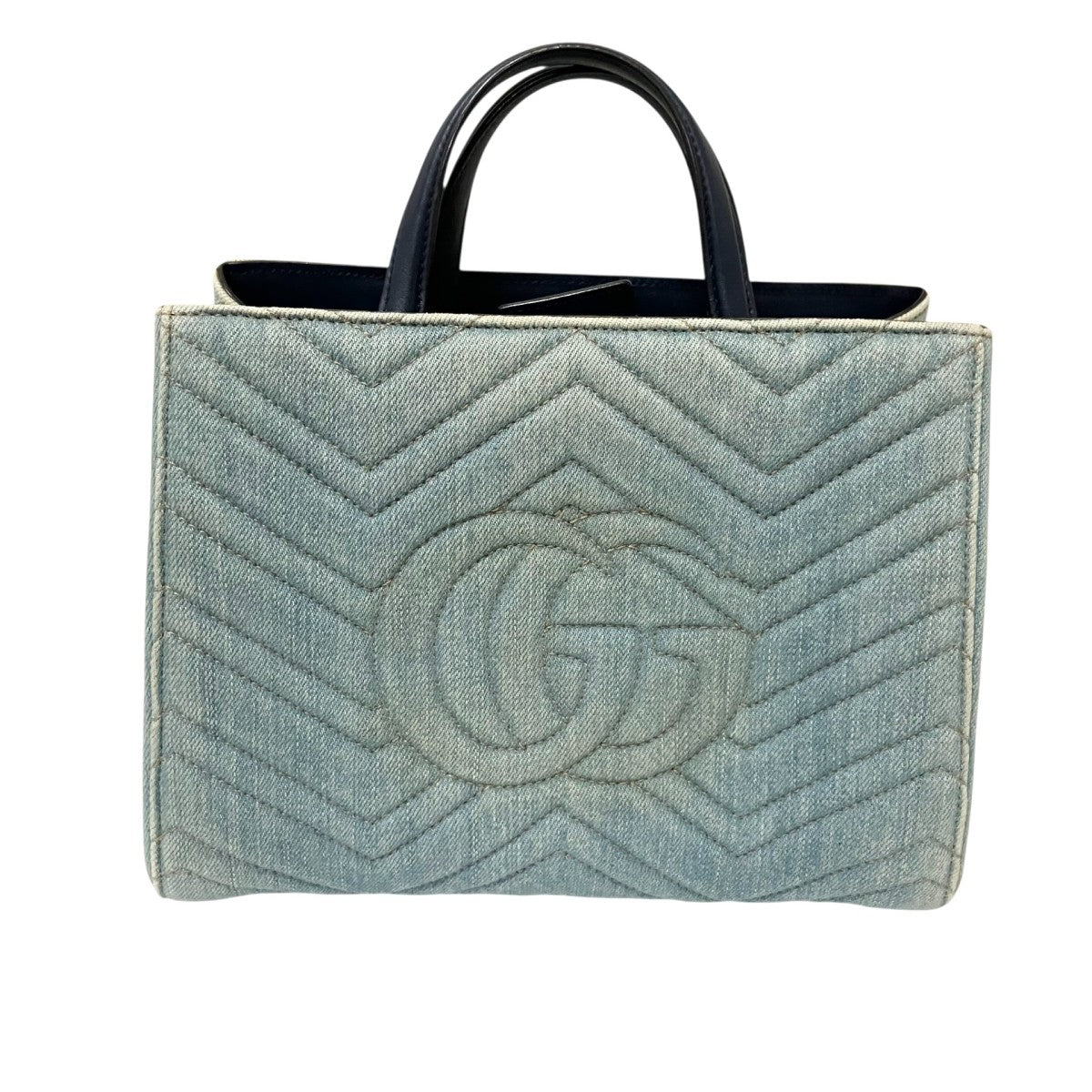 GUCCI GGマーモントハンドバッグ448054 古着・中古-2枚目のアイテム画像
