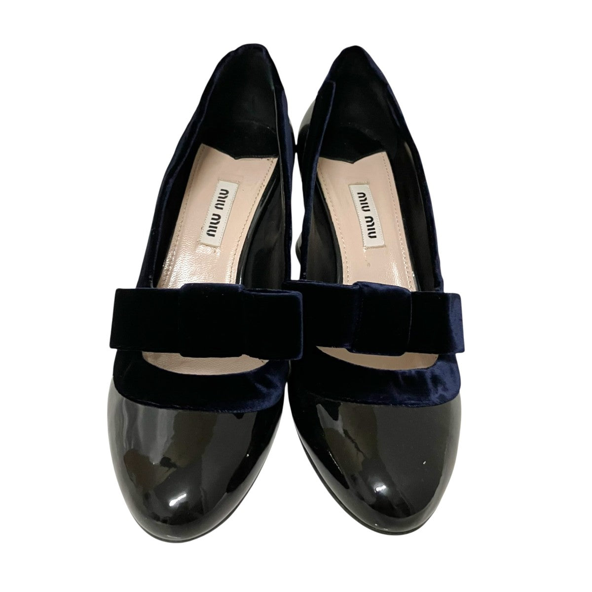 MIU MIU リボン装飾パンプス 古着・中古-2枚目のアイテム画像