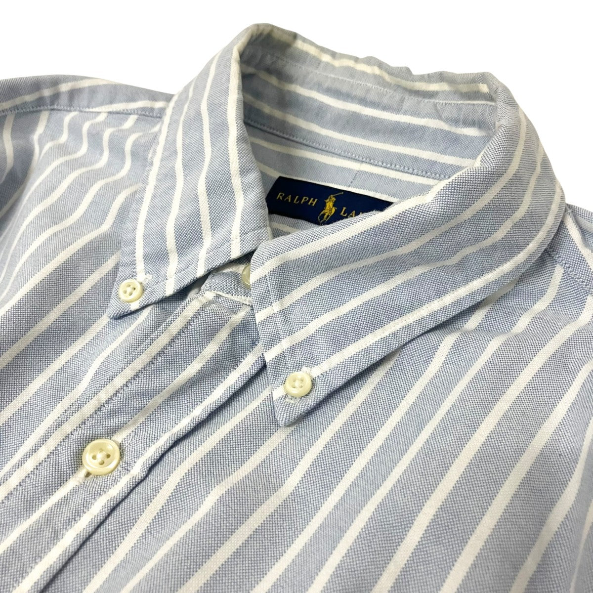 RALPH LAUREN ストライプ長袖シャツ 古着・中古-3枚目のアイテム画像