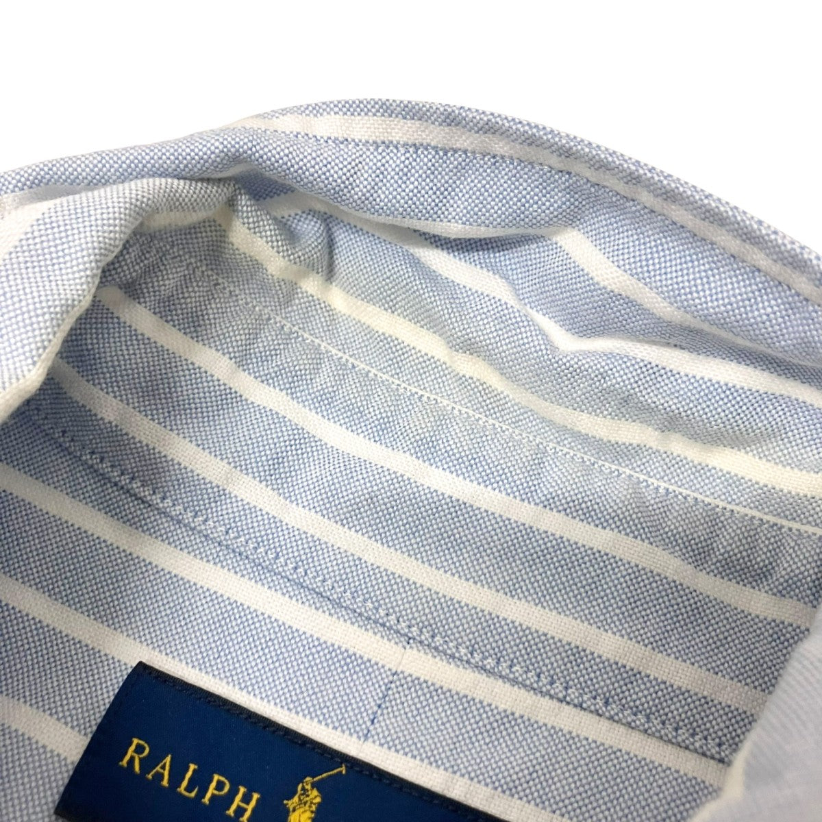 RALPH LAUREN ストライプ長袖シャツ 古着・中古-4枚目のアイテム画像