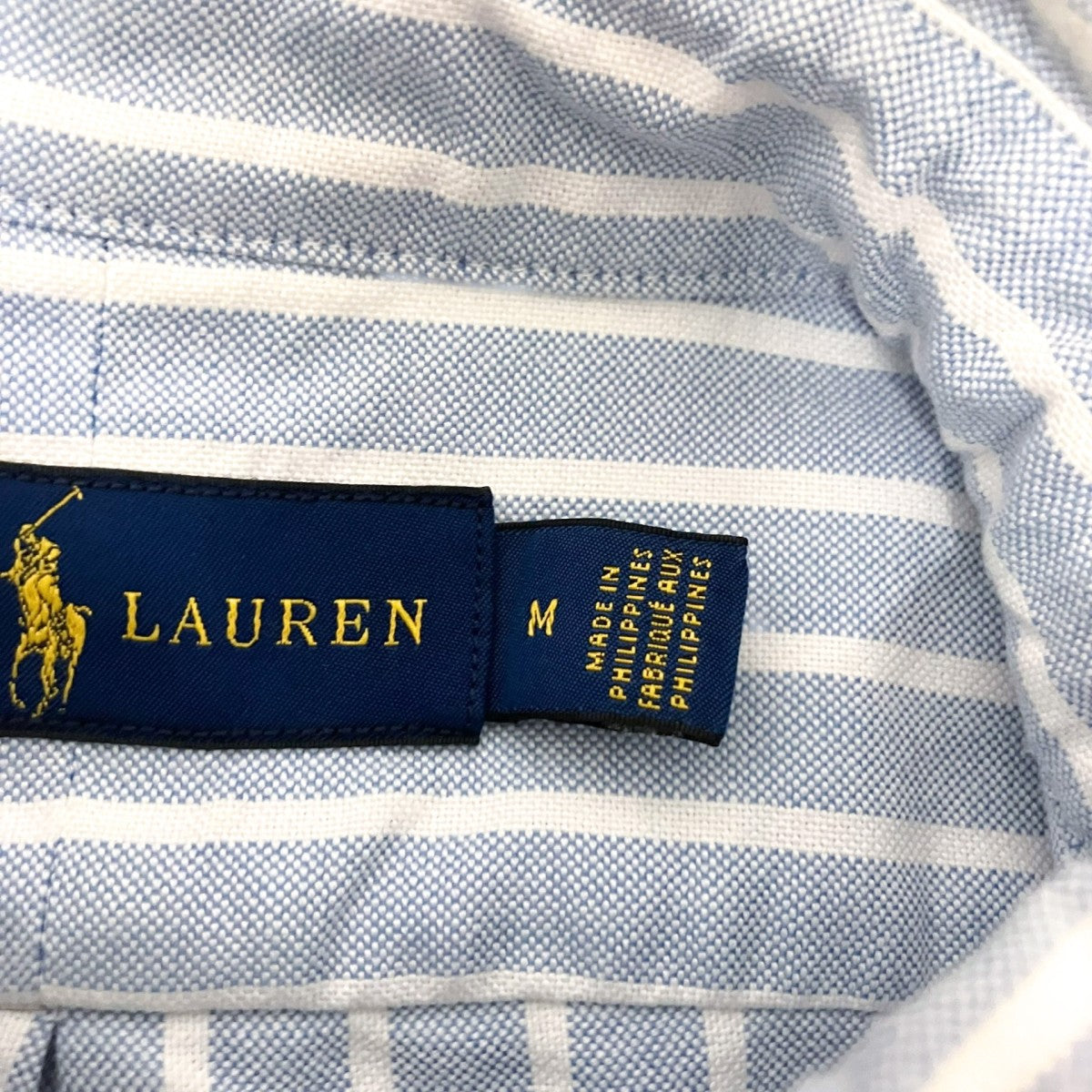 RALPH LAUREN ストライプ長袖シャツ 古着・中古-5枚目のアイテム画像