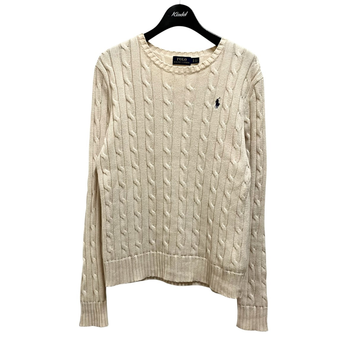 POLO RALPH LAUREN ケーブルニット 古着・中古-1枚目のアイテム画像