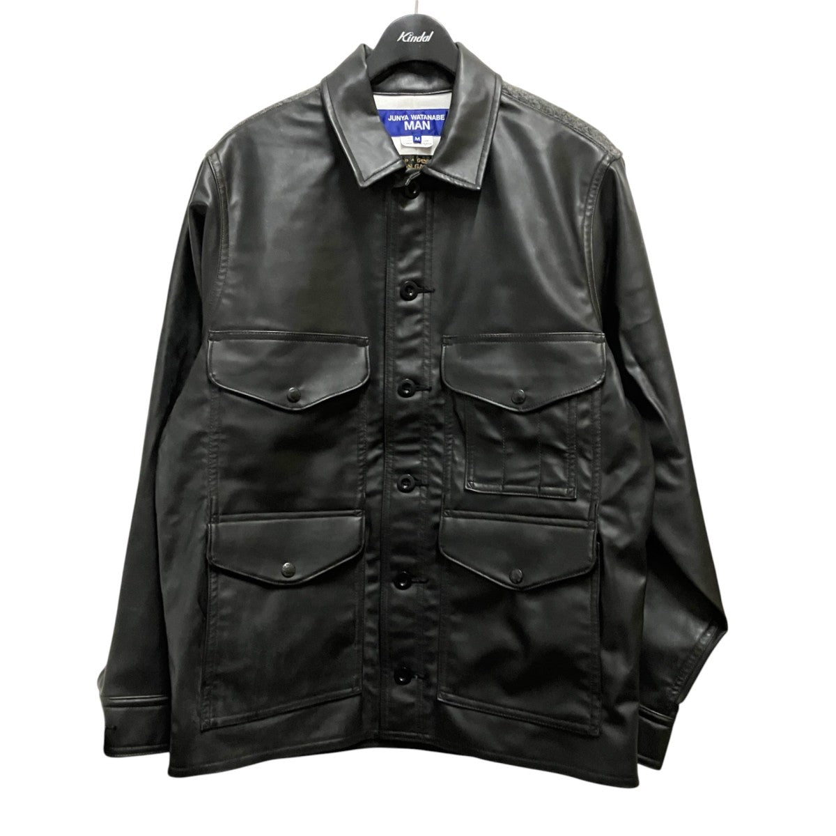 JUNYA WATANABE CDG×FILSON GARMENT フェイクレザージャケットWP J020 古着・中古-1枚目のアイテム画像