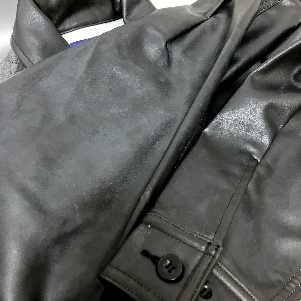 JUNYA WATANABE CDG×FILSON GARMENT フェイクレザージャケットWP J020 古着・中古-7枚目のアイテム画像