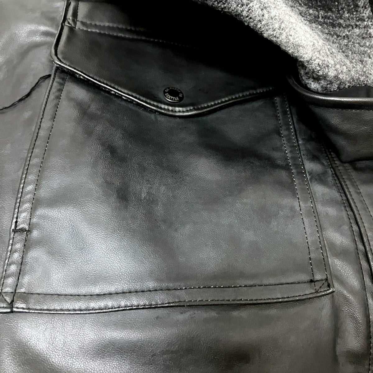 JUNYA WATANABE CDG×FILSON GARMENT フェイクレザージャケットWP J020 古着・中古-8枚目のアイテム画像