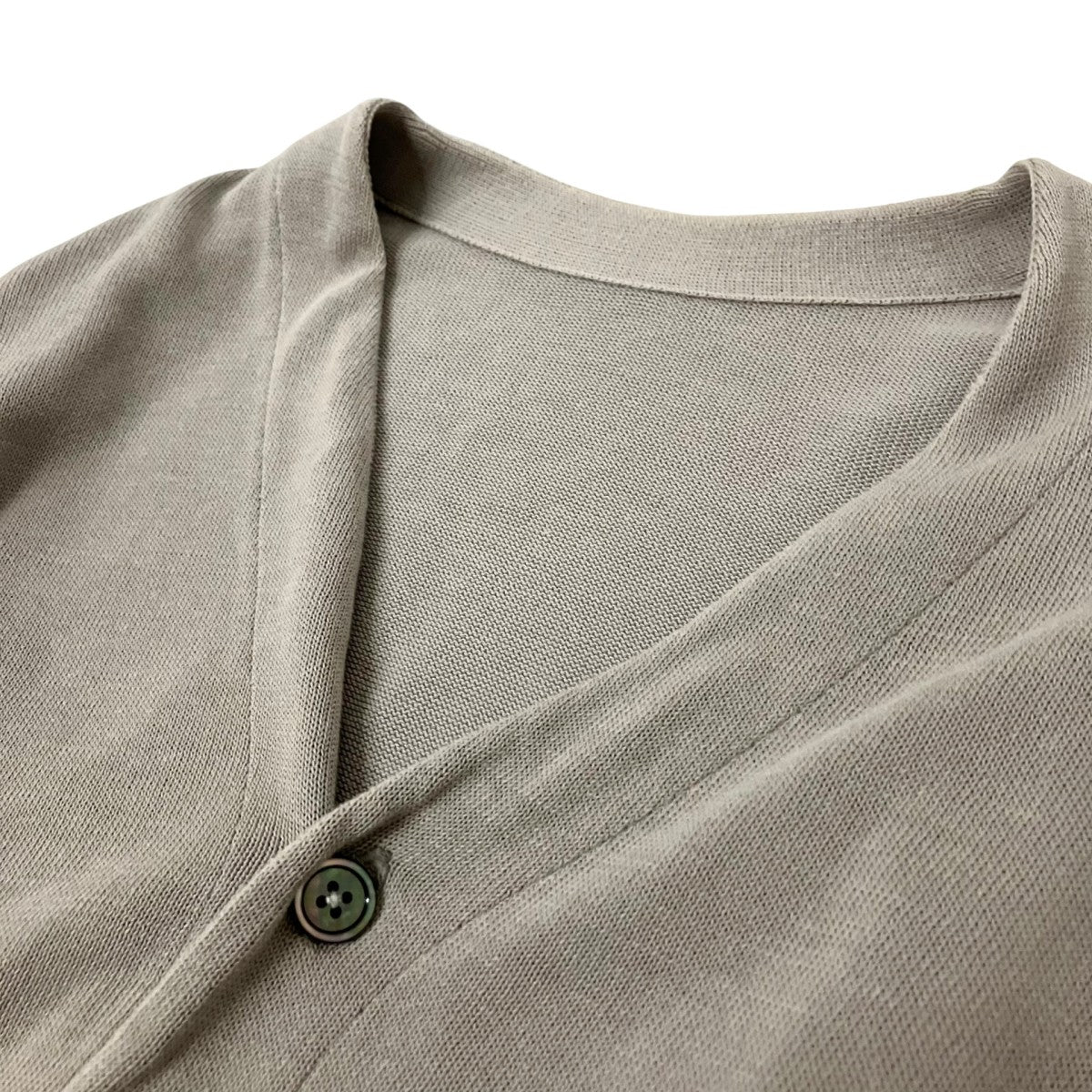 OMNIGOD STRONG TWIST COTTON KNITVネックカーディガン59 947N 古着・中古-3枚目のアイテム画像