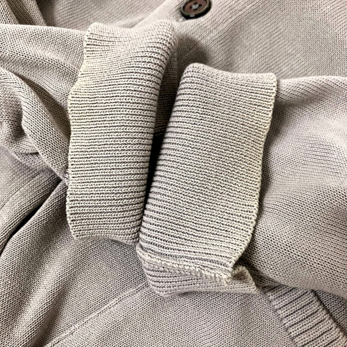 OMNIGOD STRONG TWIST COTTON KNITVネックカーディガン59 947N 古着・中古-4枚目のアイテム画像