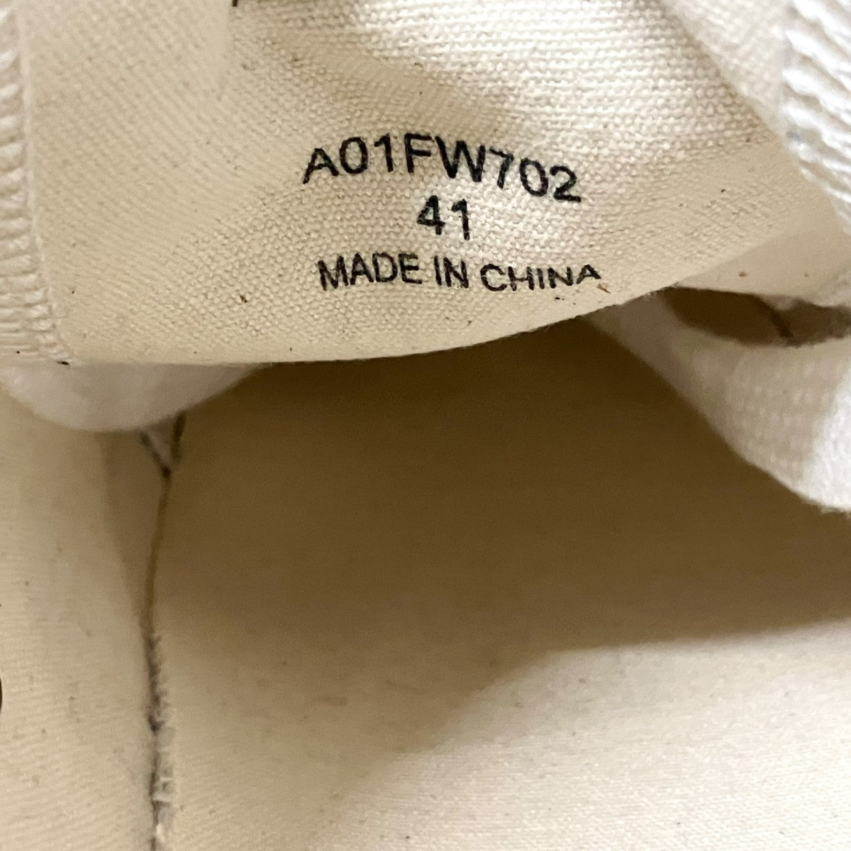 Maison MIHARA YASUHIRO PETERSON LOW CANVASスニーカーA01FW702 古着・中古-6枚目のアイテム画像