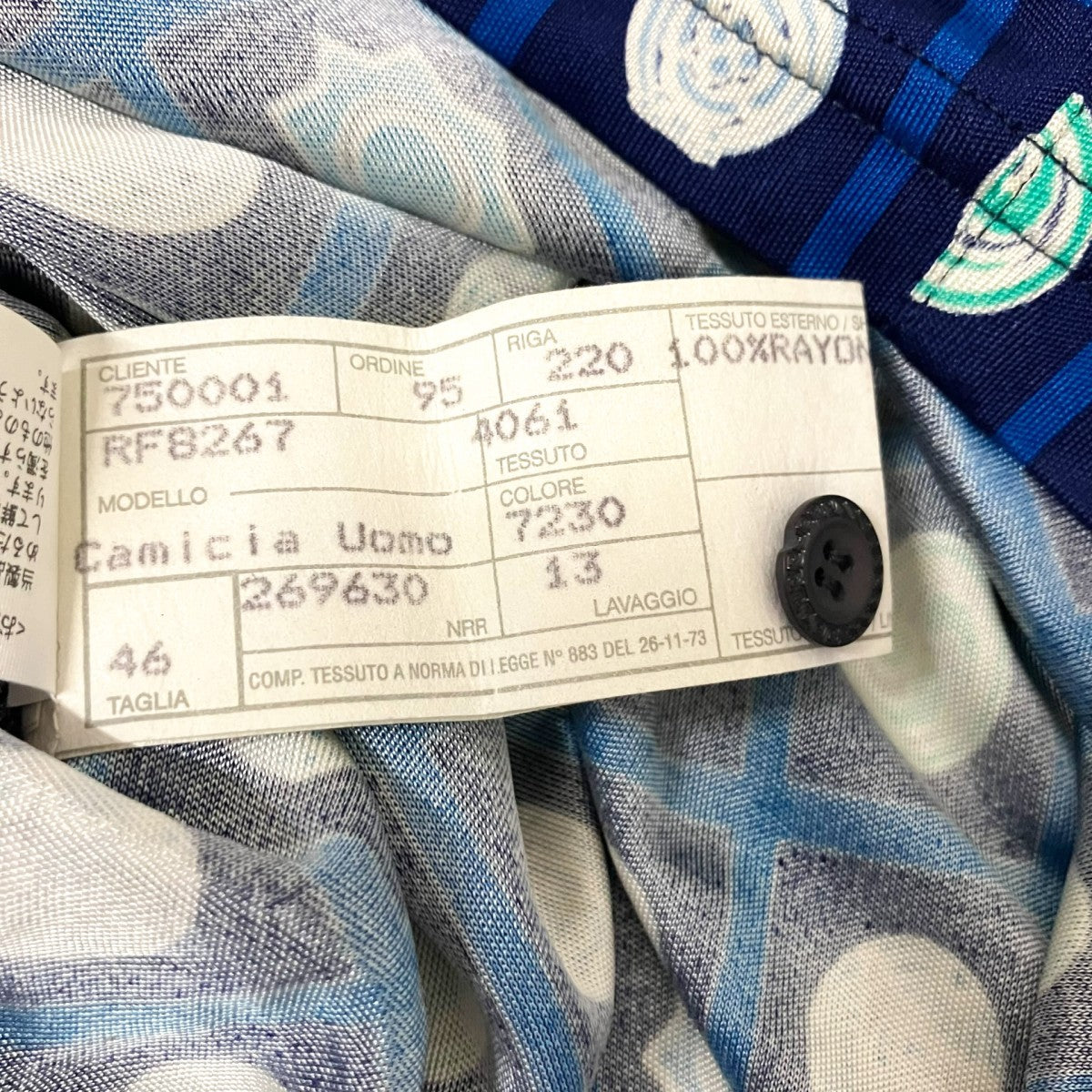 GIANNI VERSACE 総柄カットソー750001 古着・中古-4枚目のアイテム画像