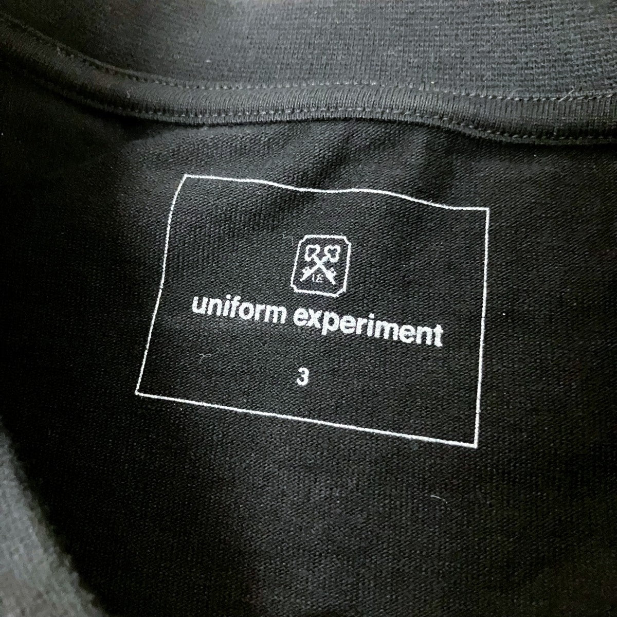 uniform experiment WARP LOGO WIDE TEE半袖TシャツUE 230043 古着・中古-4枚目のアイテム画像