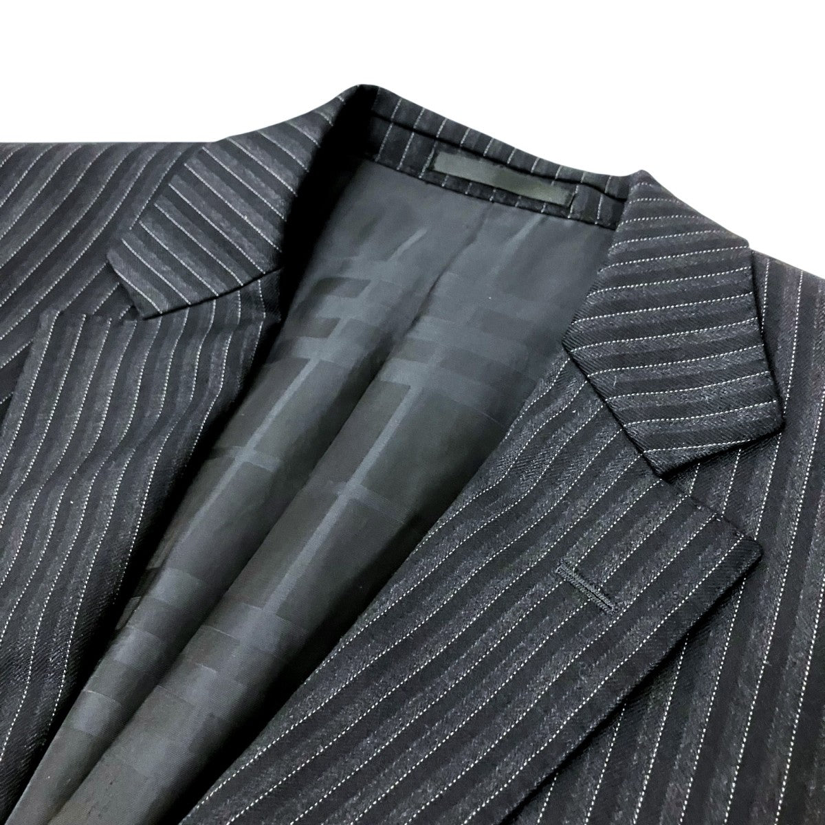 BURBERRY LONDON ストライプセットアップスーツBBD35 121 29 古着・中古-3枚目のアイテム画像