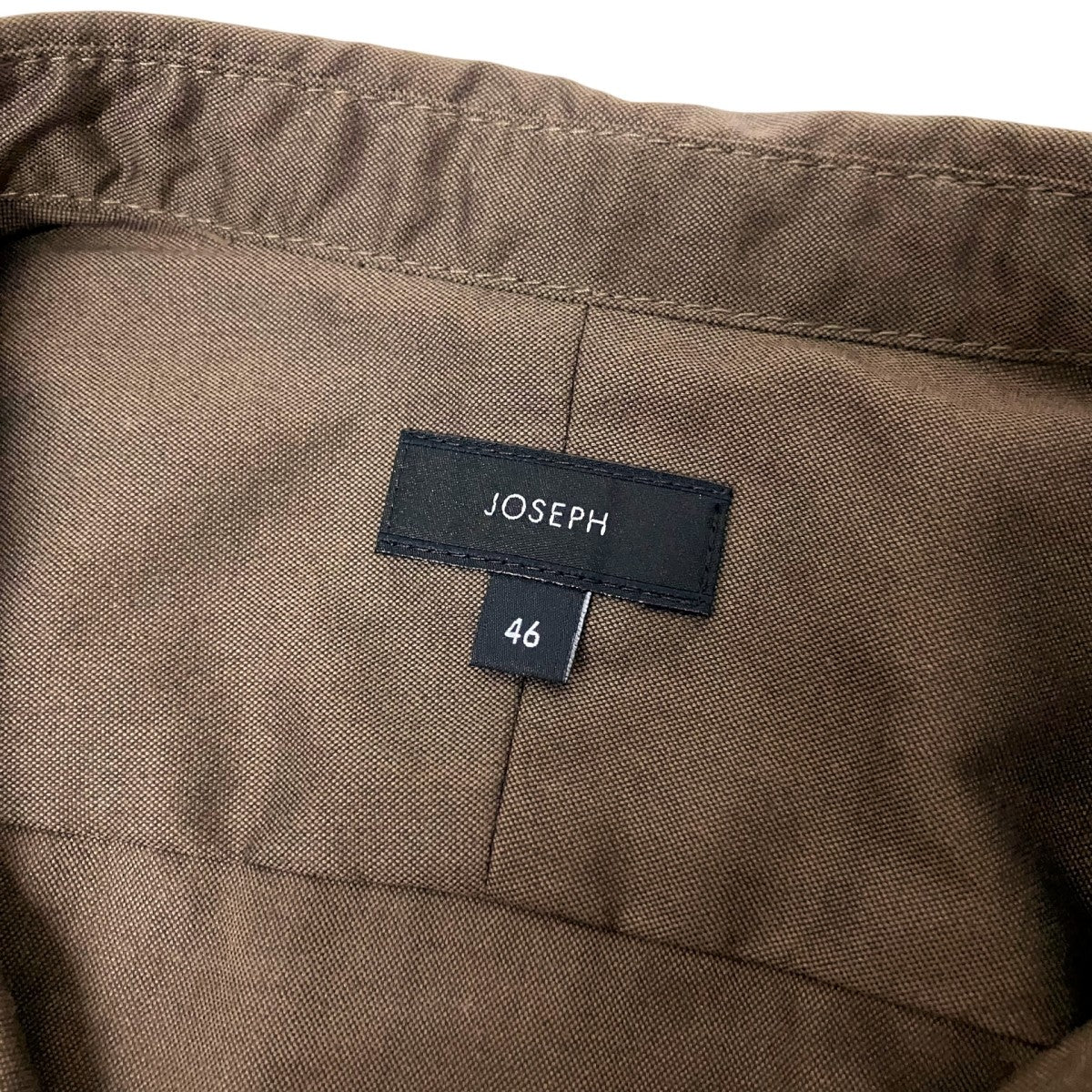JOSEPH 80／2オックス ウイングカラーシャツ長袖シャツHSJHSA0102 古着・中古-4枚目のアイテム画像