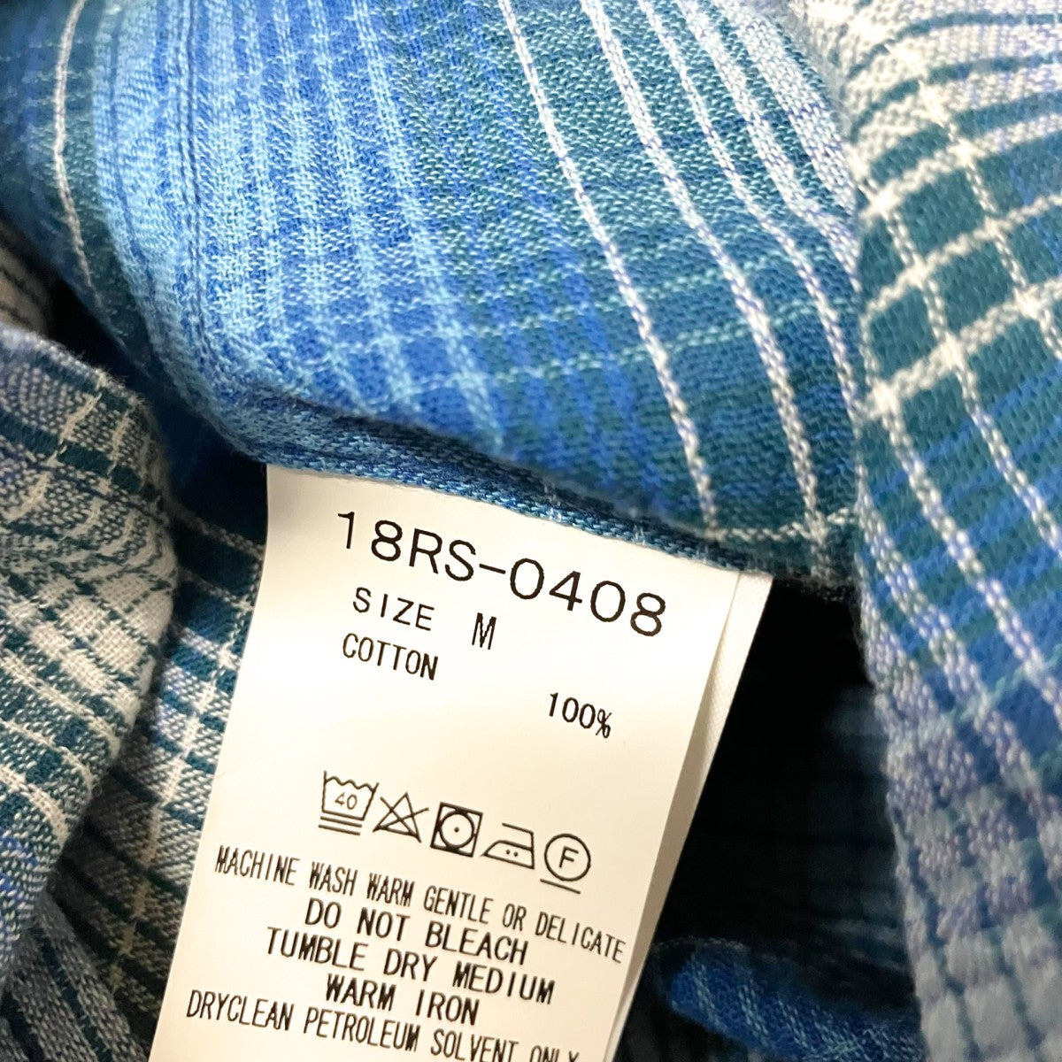 RATS チェックシャツ18RS 0408 古着・中古-5枚目のアイテム画像